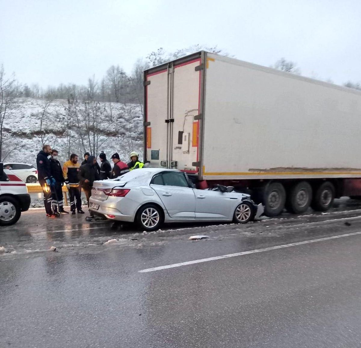 Samsun'da zincirleme kaza: 17 yaralı