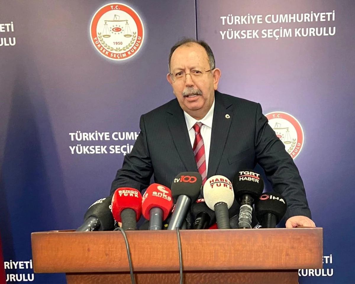 YSK Başkanı Yener: Kılıçdaroğlu, İnce, Erdoğan ve Oğan kesin aday listesinde