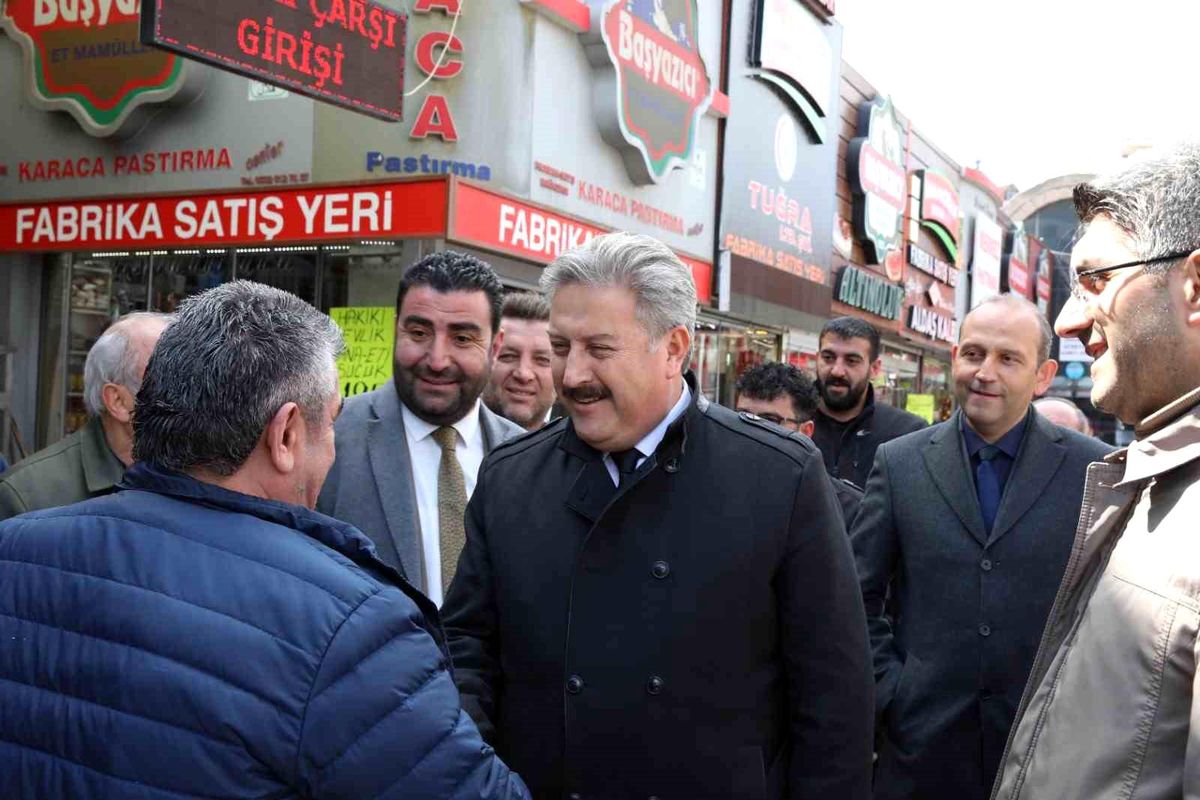 Başkan Palancıoğlu\'ndan esnaf ziyareti