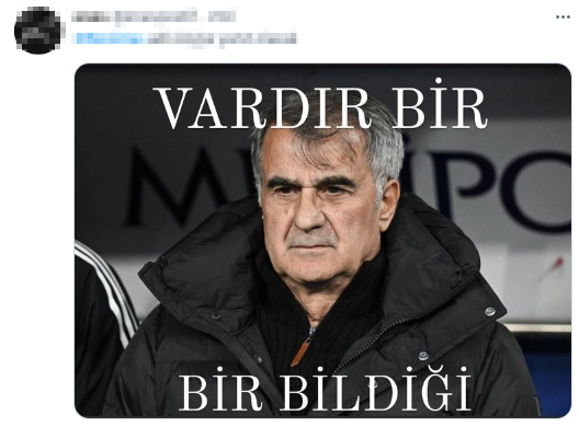 Beşiktaş derbi havasına girdi! Şenol Güneş'in pozu etkileşim yağmuruna tutuldu