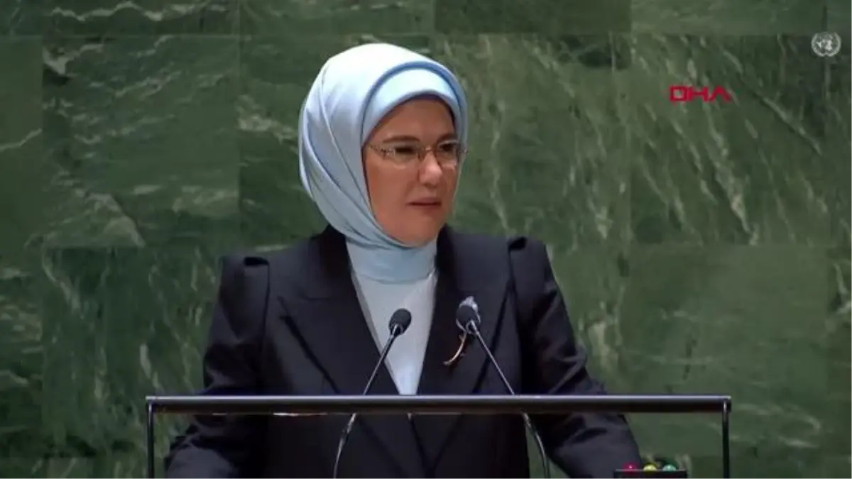 Emine Erdoğan, BM Genel Kurulunda Sıfır Atık Günü özel oturumunda konuştu-1