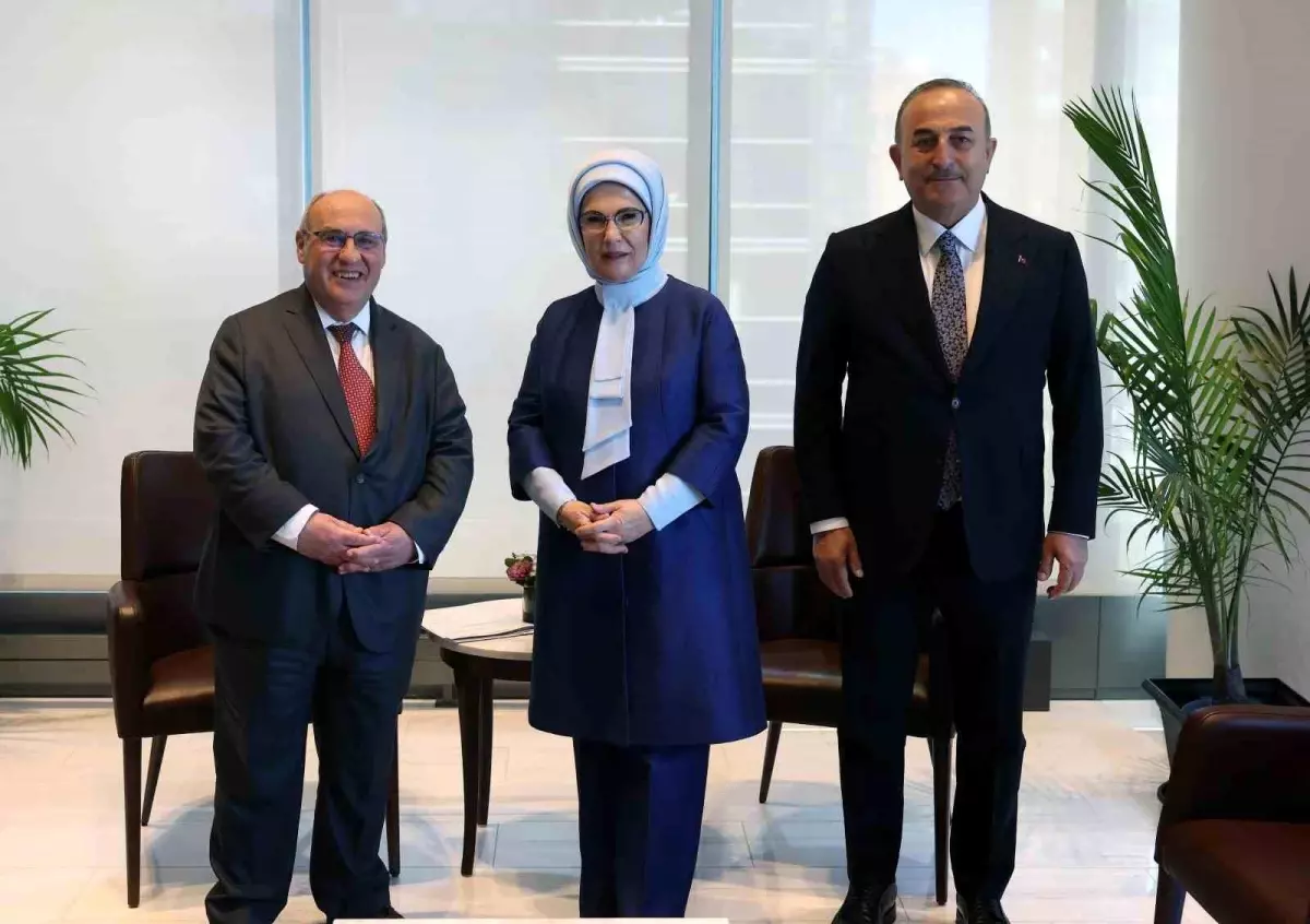 Emine Erdoğan, Uluslararası Göç Örgütü Genel Müdürü Antonio Vitorino ile görüştü