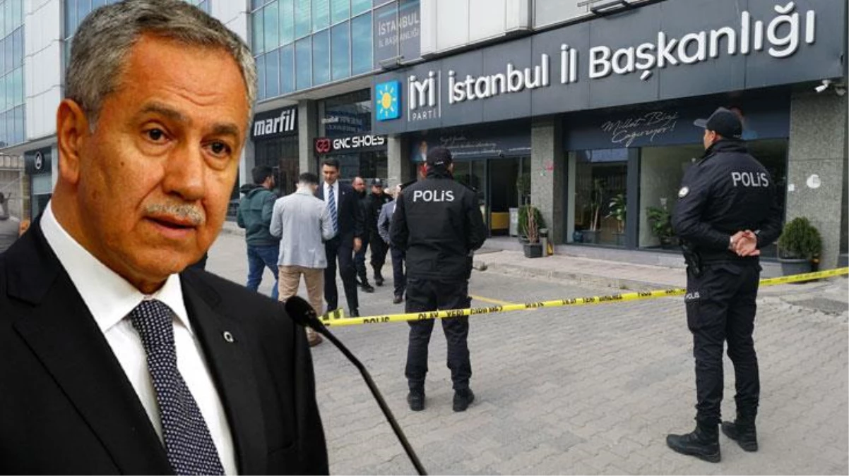 İYİ Parti binasına yapılan saldırı sonrası Arınç\'tan provokasyon uyarısı!