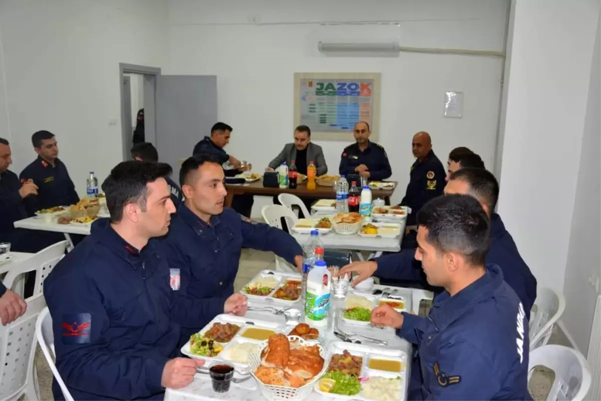 Kaymakam Odabaş, jandarma ile iftarda bir araya geldi