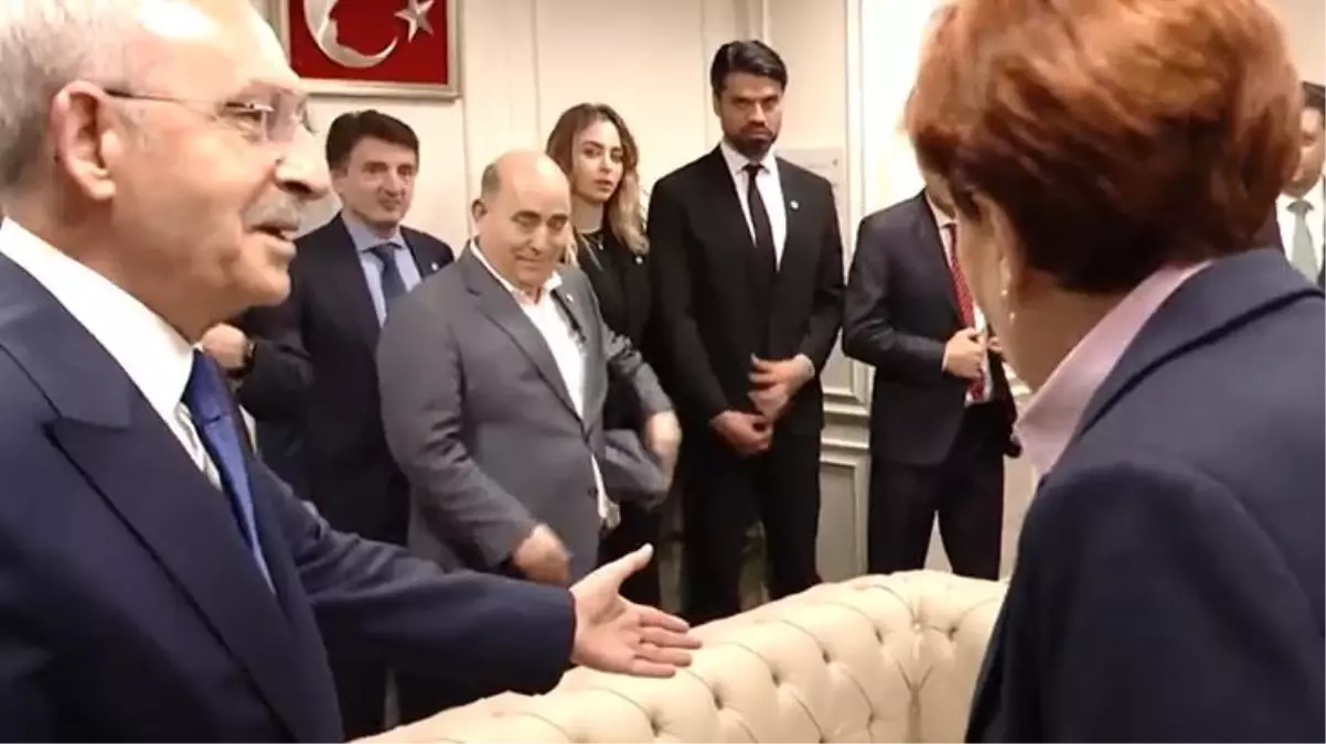 Akşener\'in İYİ Parti\'yi ziyaret eden Kılıçdaroğlu\'na hitap şekli bomba: Cumhurbaşkanım, siz buyurun