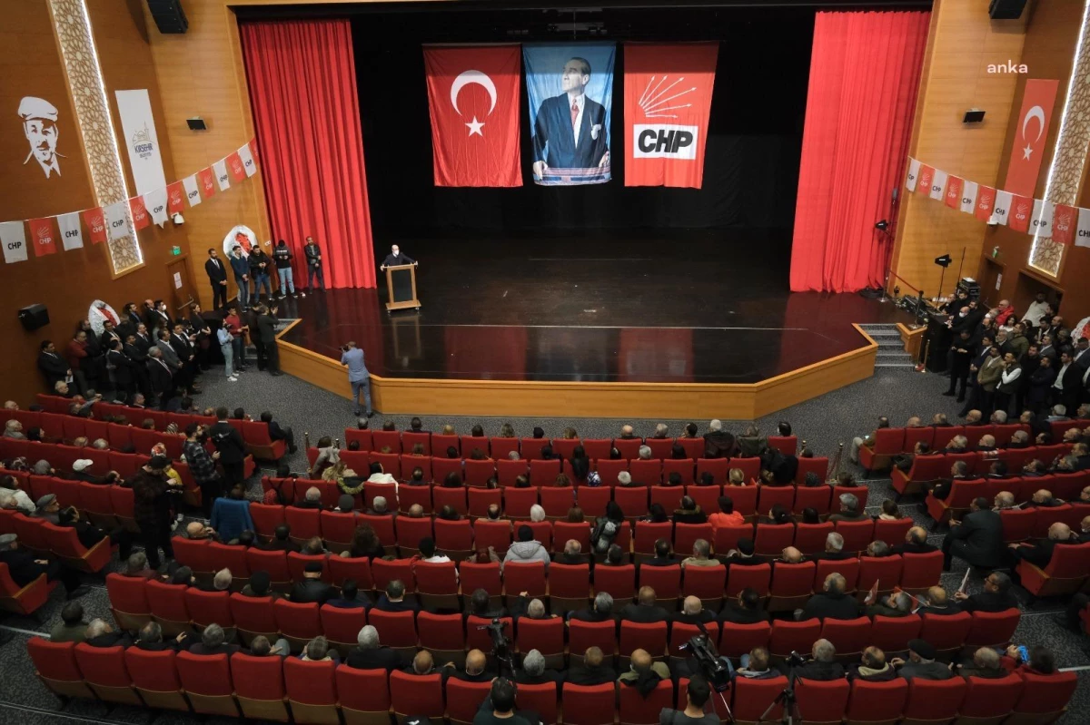 Kırşehir Belediye Başkanı Ekicioğlu, CHP\'nin Kırşehir Milletvekili Aday Adayları Tanıtım Toplantısına Katıldı