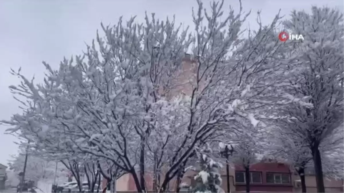 Muradiye beyaza büründü