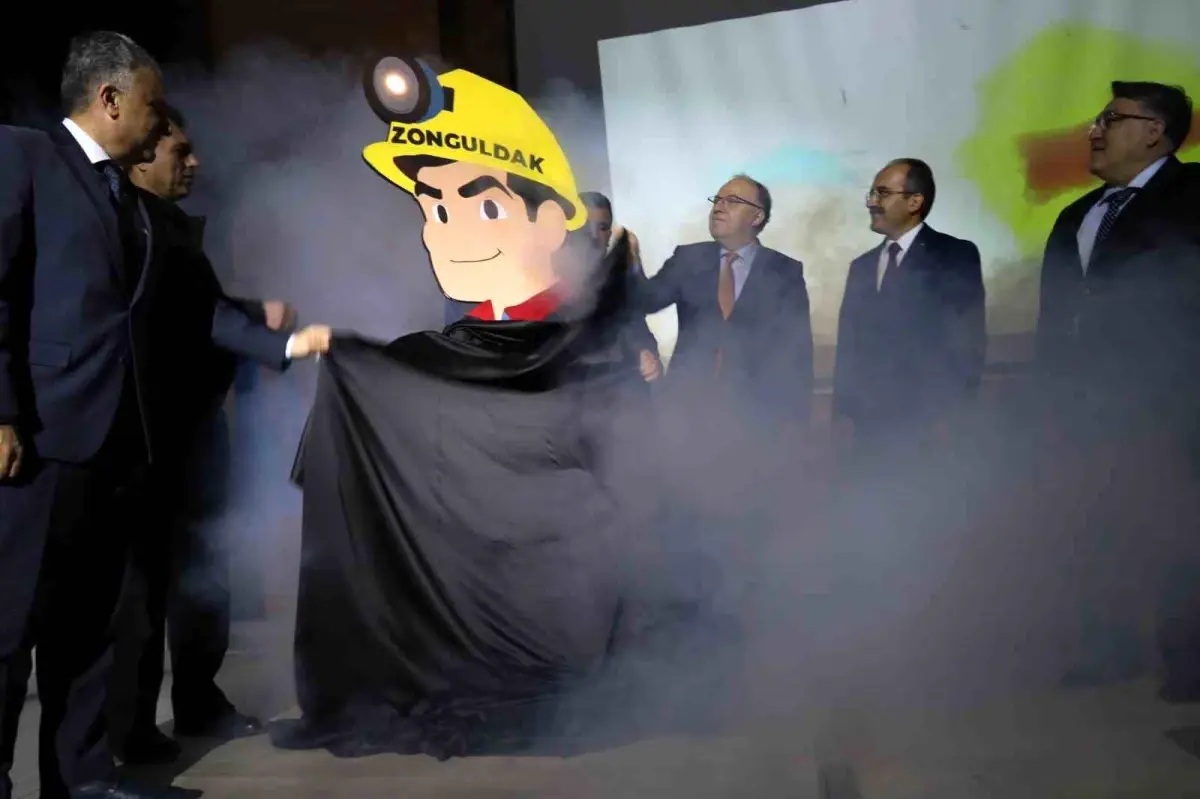 Zonguldak\'ın spor maskotu \'Kömürcan\' tanıtıldı