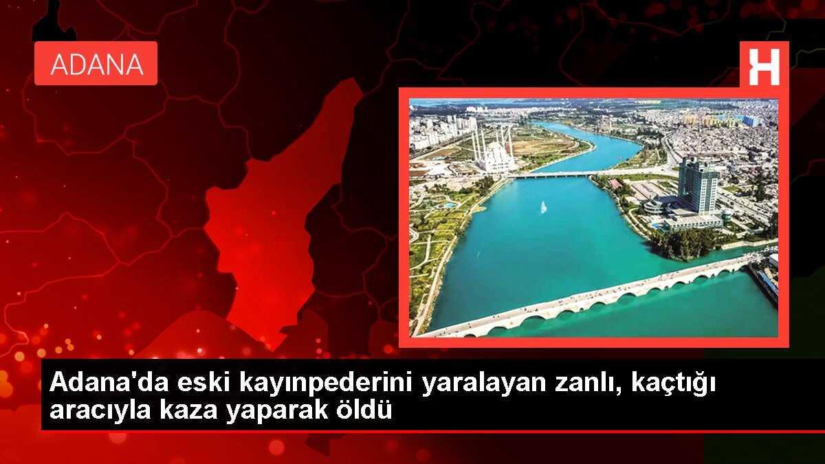 Adana'da eski kayınpederini yaralayan zanlı, kaçtığı aracıyla kaza yaparak öldü