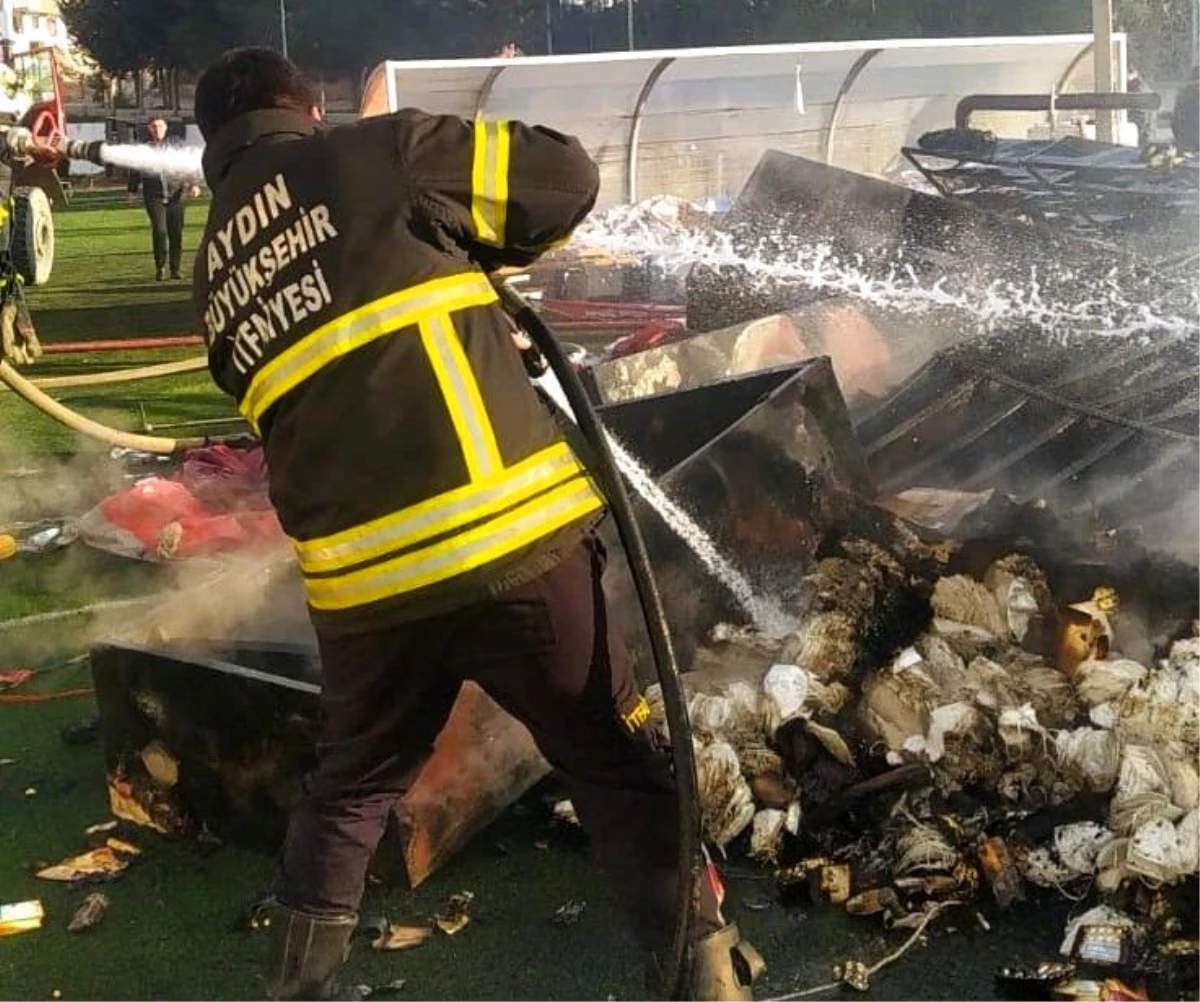 Aydın Büyükşehir Belediyesi itfaiye ekipleri Gaziantep\'teki yangına müdahale etti