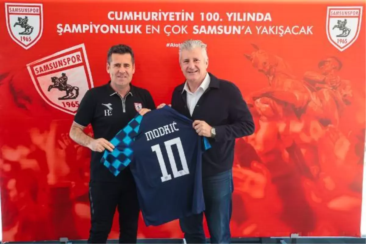 Hırvatistan Futbol Federasyonu Başkanı Davor Suker, Samsunspor\'u ziyaret etti