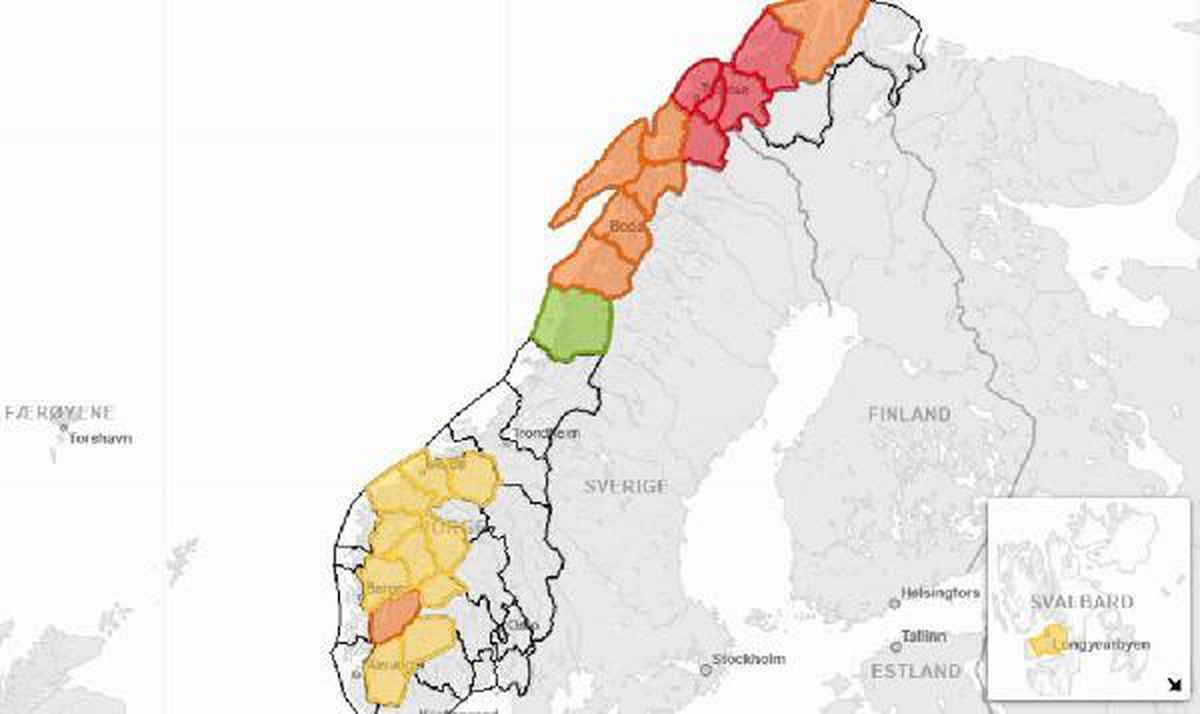 Norveç\'te farklı yerlerde meydana gelen çığlarda 4 kişi yaşamını yitirdi