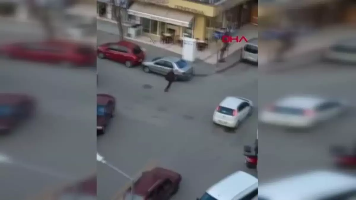 Manava sığınan kişinin ortağı tarafından vurularak öldürüldüğü olaya ilişkin kovalamaca görüntüleri ortaya çıktı