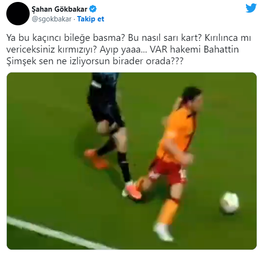 Şahan Gökbakar Galatasaray maçında çılgına döndü: Ayıp artık, ne izliyorsunuz orada?