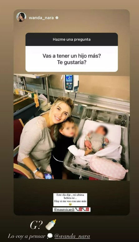 Wanda Nara'nın sosyal medyada bebek fotoğrafı paylaşarak Icardi'ye sorduğu soru olay oldu