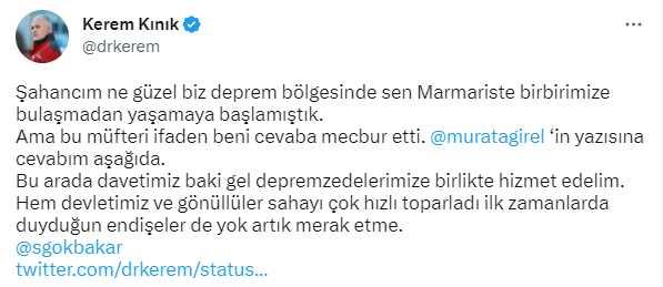 AK Partili Bülent Turan'dan Kerem Kınık'a tepki: Bu nasıl üslup, işinize odaklanın artık