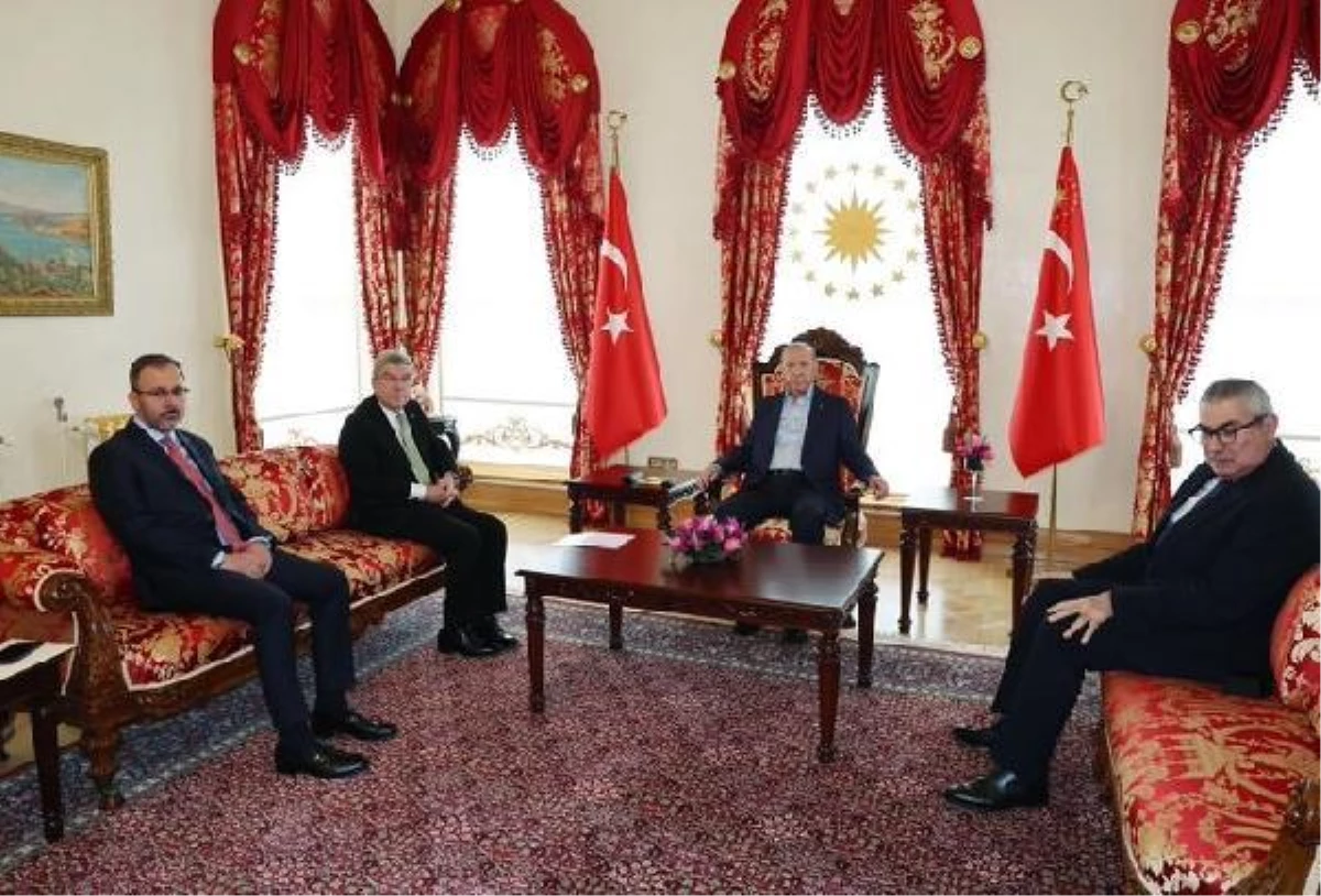 Cumhurbaşkanı Erdoğan, Uluslararası Olimpiyat Komitesi Başkanı Bach\'i kabul etti