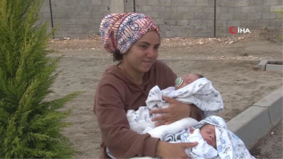 Depremden sağ çıkan 2 aylık ikiz bebek, ailesine ikinci mutluluğu yaşattı