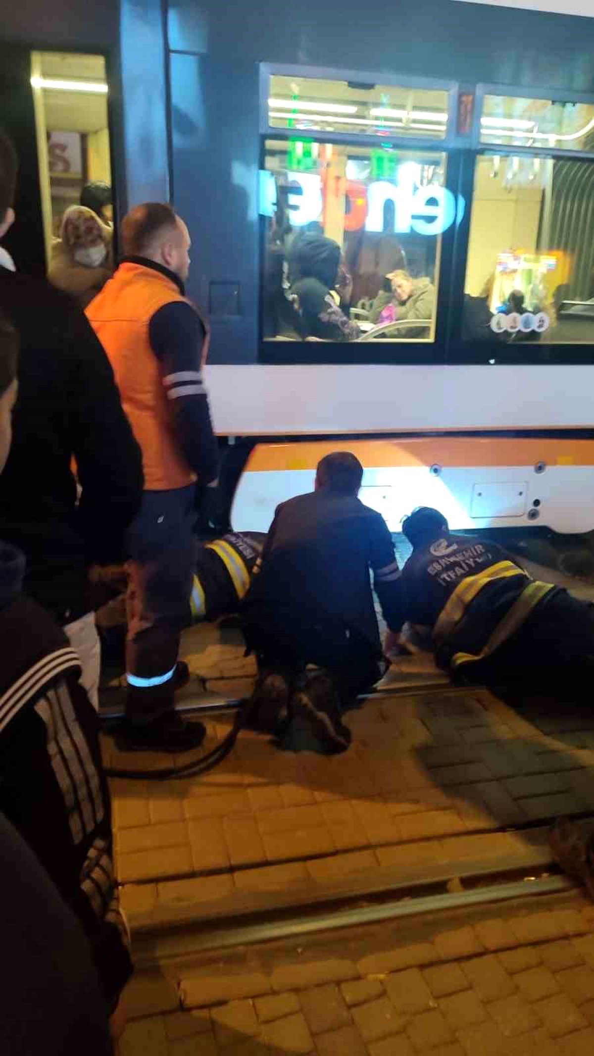 Eskişehir\'de iki köpek tramvay altında kaldı
