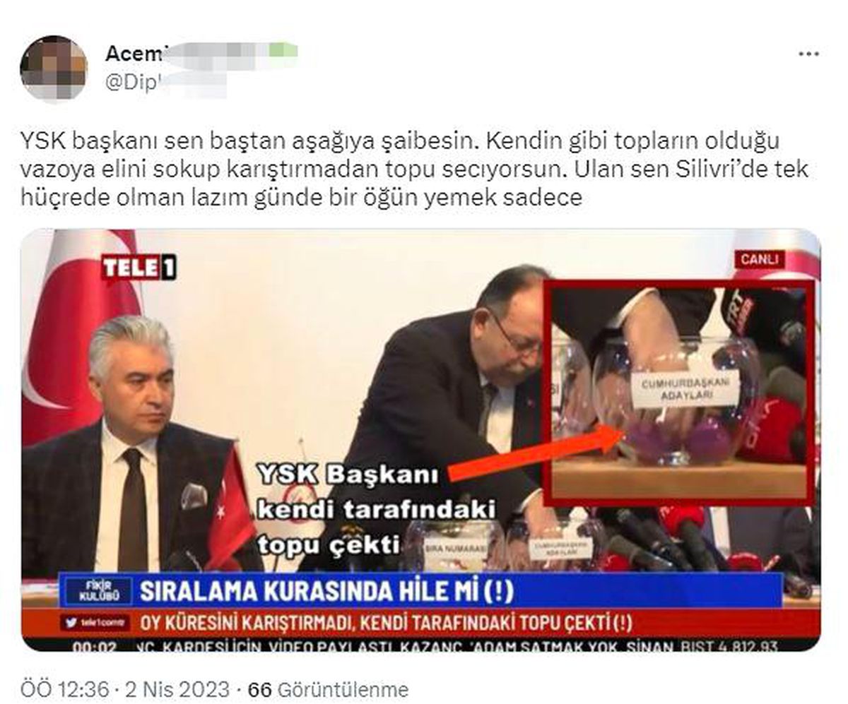 YSK üyelerini hedef gösteren paylaşımlara ilişkin soruşturma