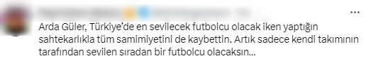 Artık 'Türkiye'nin Arda'sı' değil! Derbide yaptığı hareket sonrası linç edildi Artık 'Türkiye'nin Arda'sı' değil! Derbide yaptığı hareket sonrası linç edildi