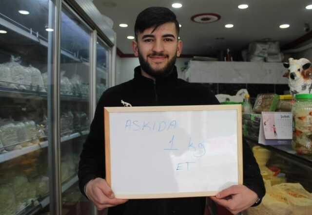 Bu bir ilk! Askıda ekmeğin ardından askıda et uygulaması başladı