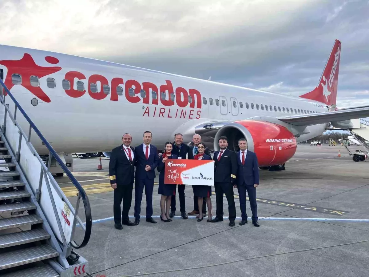 Corendon Airlines, İngiltere pazarı uçuşlarına 2023\'te yeni hatlar ekledi