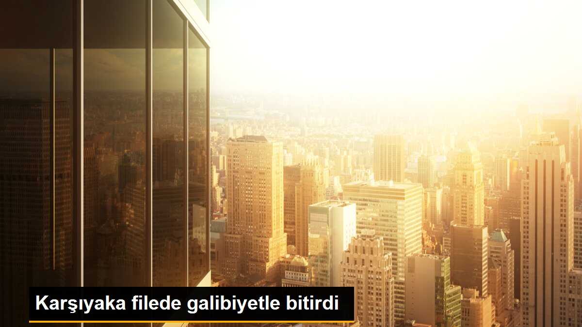 Karşıyaka filede galibiyetle bitirdi