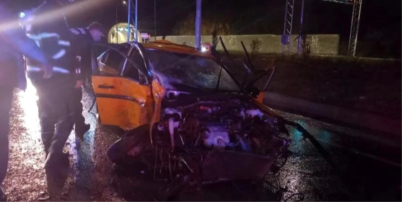 Kazada 1 kişinin ölümüne sebep olan taksici tutuklandı