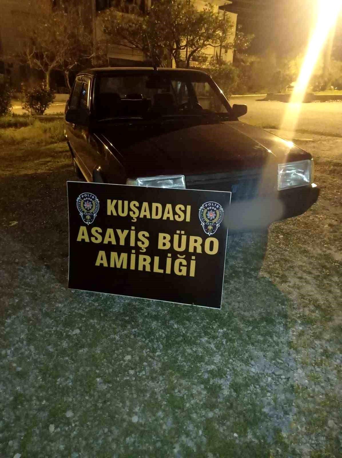 Çalınan otomobil asayiş ekipleri tarafından bulundu