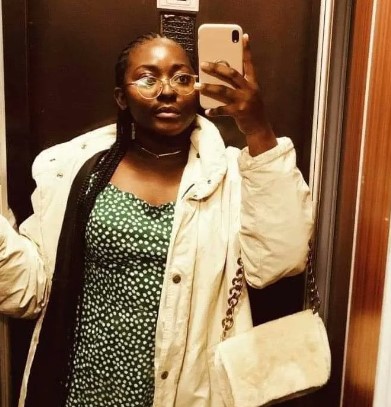 Gabonlu kızın, çıplak ayak sokakta koşarken son görüntüleri ortaya çıktı