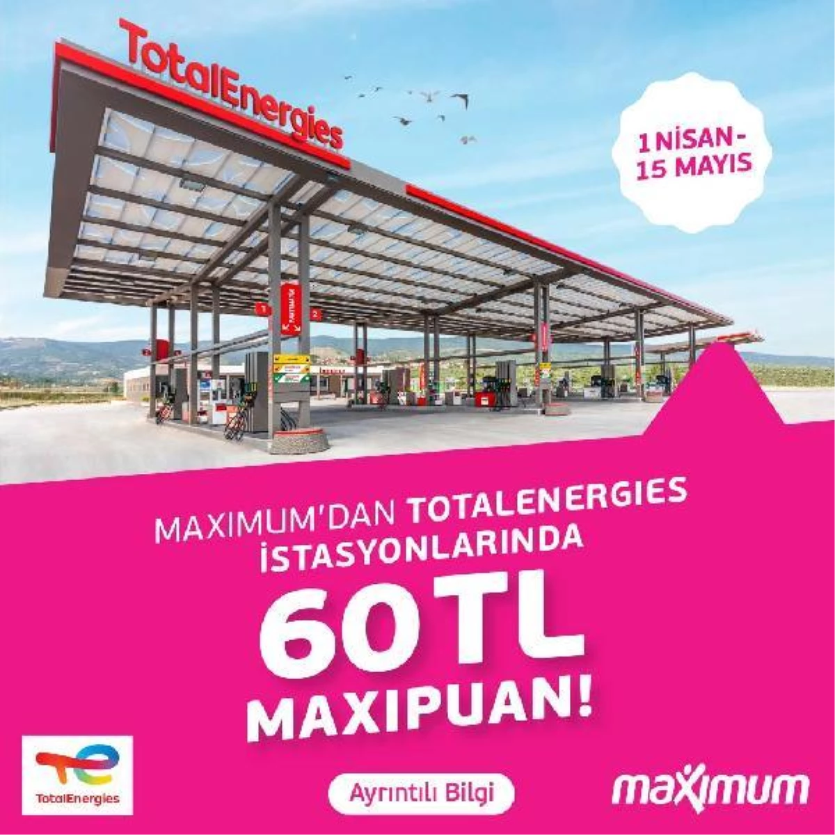 İş Bankası\'ndan anlaşmalı istasyonlarda 60 lira MaxiPuan kampanyası