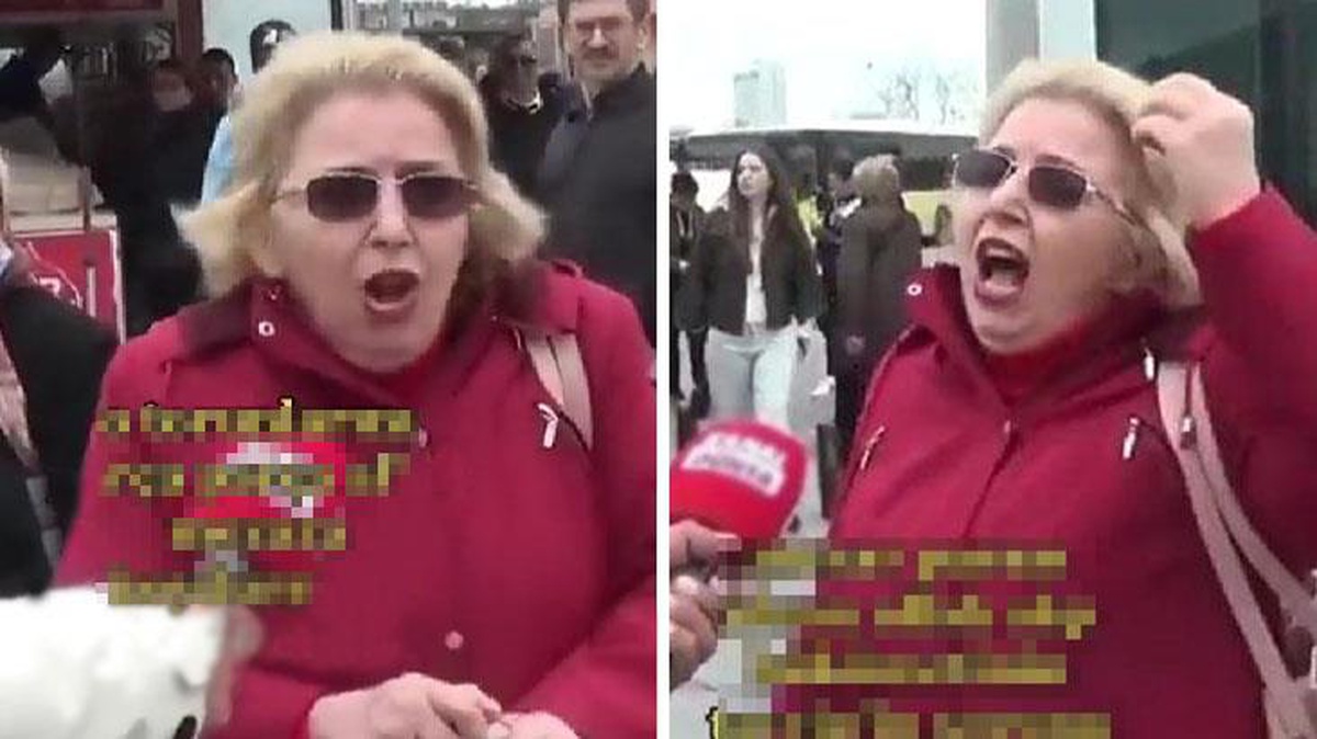 Kadıköy\'de sokak röportajında Cumhurbaşkanı Erdoğan\'a hakaret eden kadına "ev hapsi"