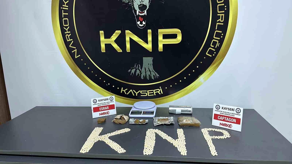 Kayseri\'de uyuşturucu operasyonu: 2 Gözaltı