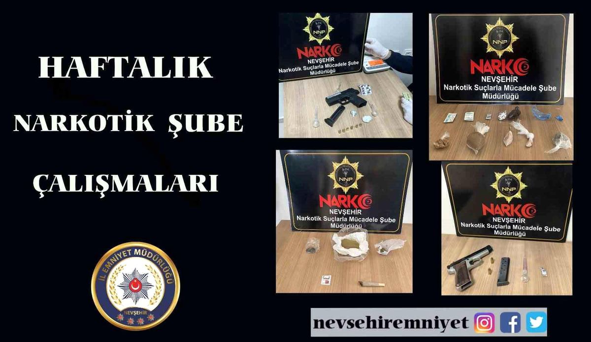 Nevşehir\'de narkotik operasyonu; 18 gözaltı