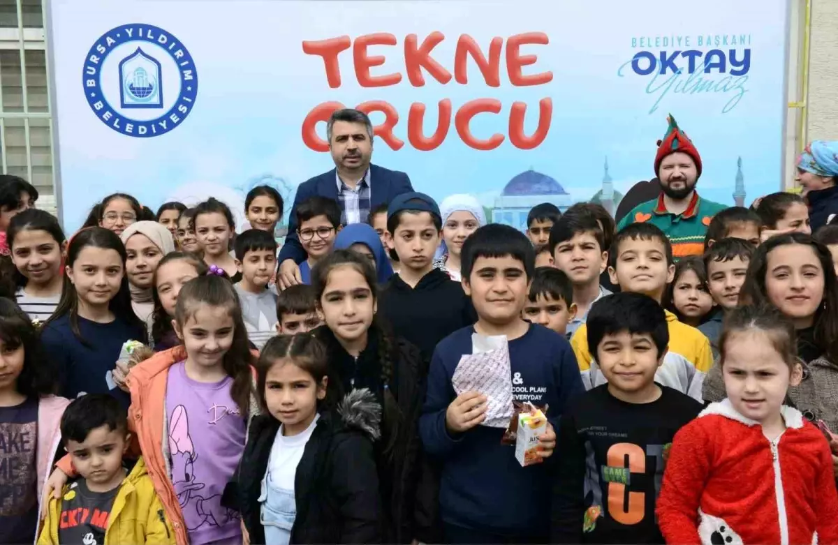 Yıldırım'da çocuklar için iftar vakti