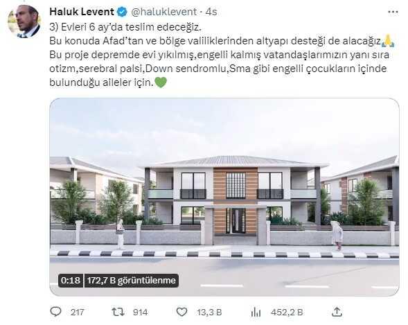 AHBAP Derneği'nden deprem bölgesi için çelik konstrüksiyon ev projesi! Haluk Levent ayrıntıları paylaştı