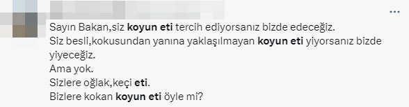 Bakan Nebati: Koyun eti ucuz ama tercih edilmiyor kokusundan dolayı, bunu değiştirmek lazım