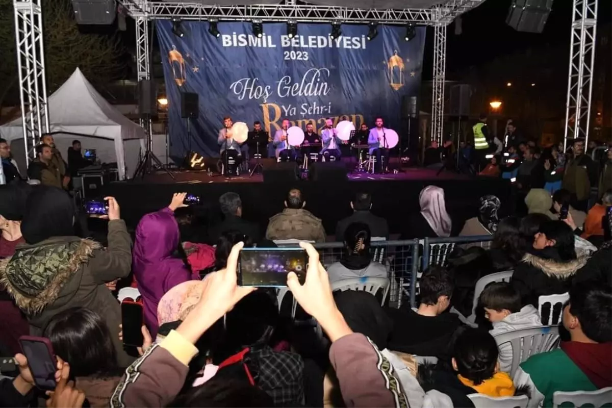 Bismil\'de Ramazan konserine yoğun ilgi