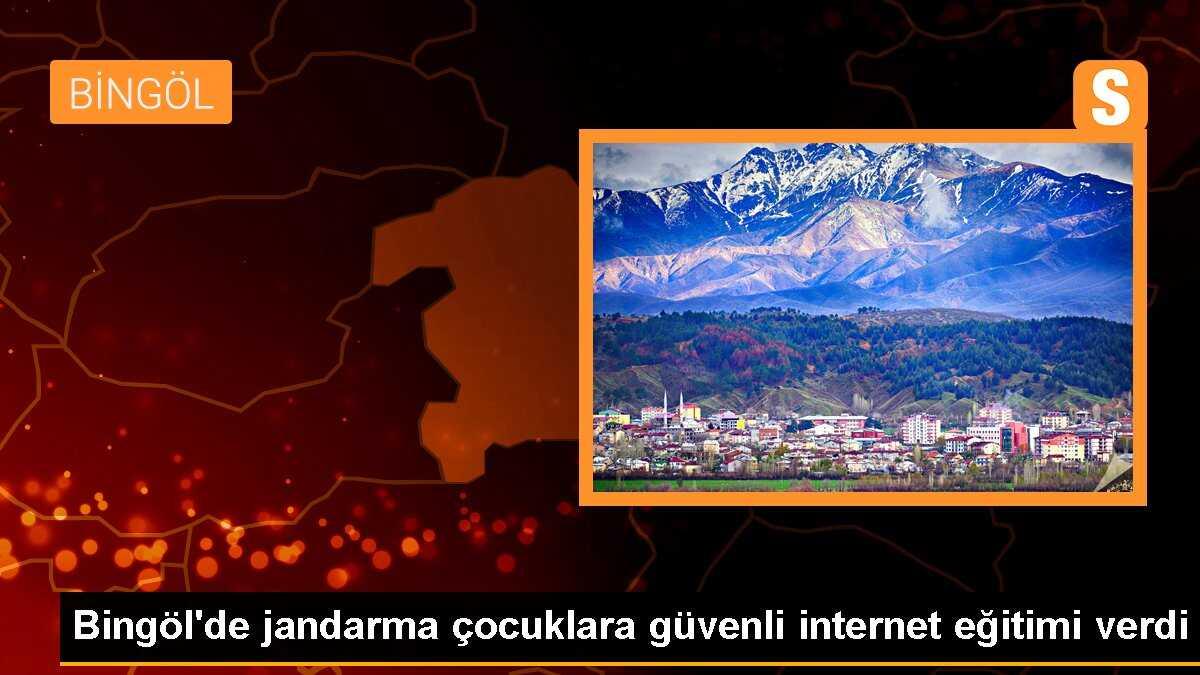 Bingöl\'de jandarma çocuklara güvenli internet eğitimi verdi