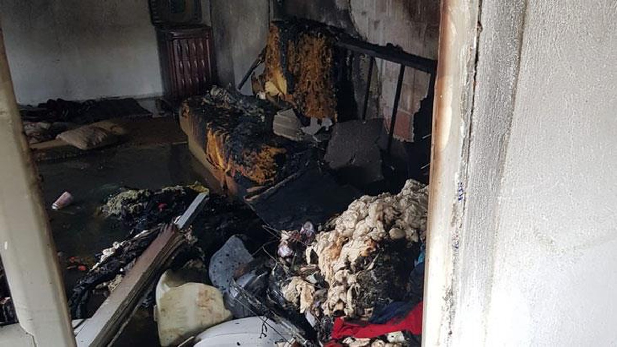 Sobanın üzerine koyulan çakmak bomba gibi patladı! Yangın, 1 yaşındaki bebeği hayattan kopardı