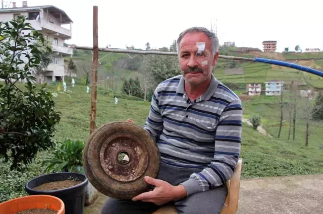 El arabası lastiğine hava basarken canından oluyordu