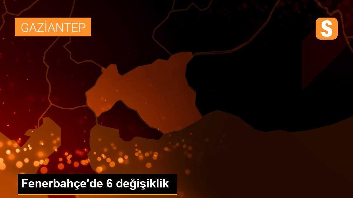 Fenerbahçe\'de 6 değişiklik