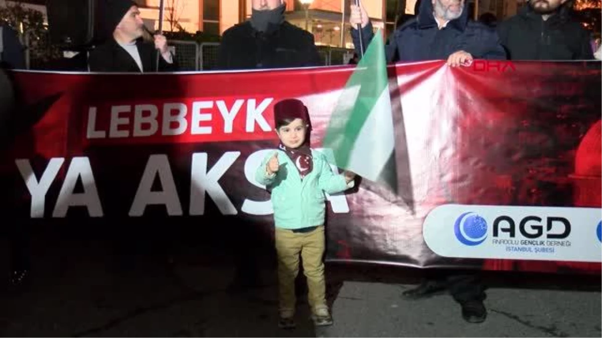 İsrail Başkonsolosluğu önünde protesto