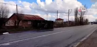 Kontrolden çıkan kamyonet devrildi: 1 yaralı