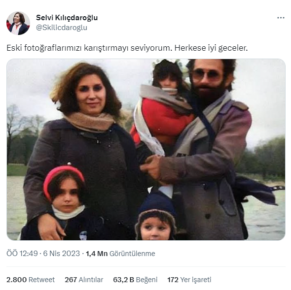 Selvi Kılıçdaroğlu'ndan ses getiren paylaşım! Fotoğrafa bakanlar Kemal Kılıçdaroğlu'nu tanıyamadı