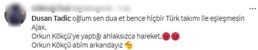 Sınırları zorluyor! Depremzedeler için yapılan bandı takmayan Tadic'ten Orkun'a çirkin hareket