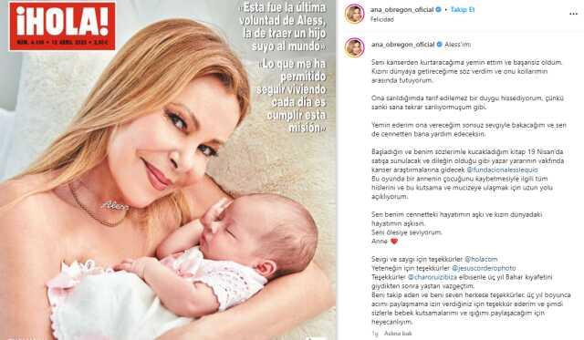 68 yaşındaki oyuncu Ana Garcia Obregon, ölen oğlundan taşıyıcı anne yöntemiyle bebek sahibi oldu