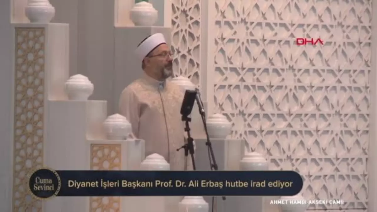 Diyanet İşleri Başkanı Erbaş, Ankara\'da cuma namazı kıldırdı