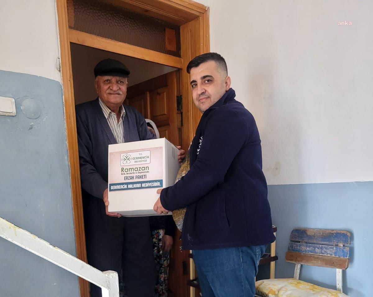 Germencik Belediyesi, İhtiyaç Sahiplerine Erzak Kolisi Dağıtmayı Sürdürüyor